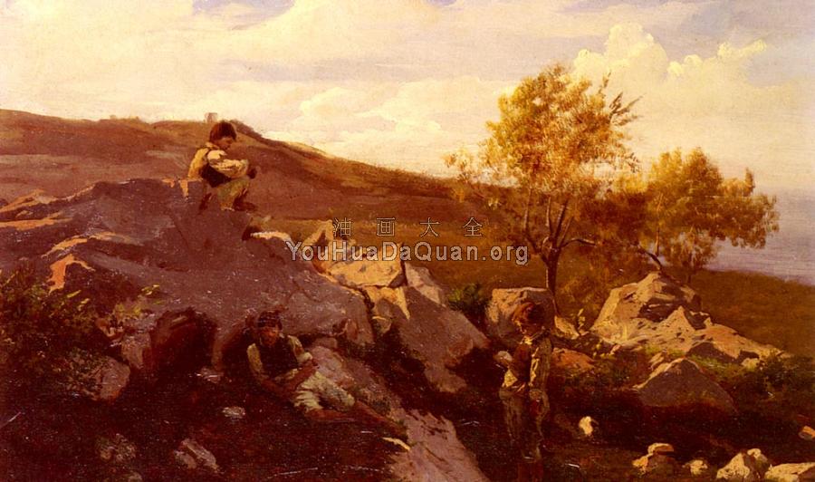 Boys By The Sea - 亨利·约瑟夫·哈尔皮涅斯